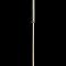 Торшер Crystal Lux NICOLAS PT1 NICKEL/WHITE